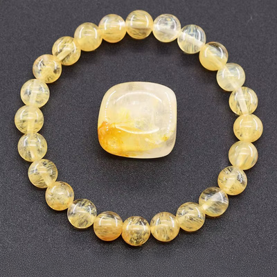 Braccialetto Apatite Blu – Pietra Naturale