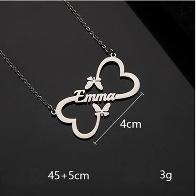 Collana Farfalla Personalizzata con Nome