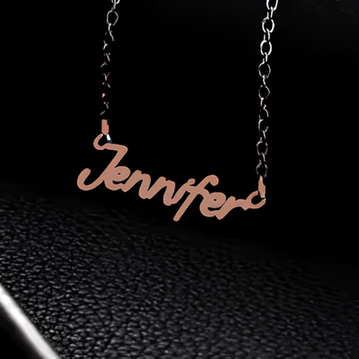 Collana con Nome Personalizzato in Acciaio Inossidabile