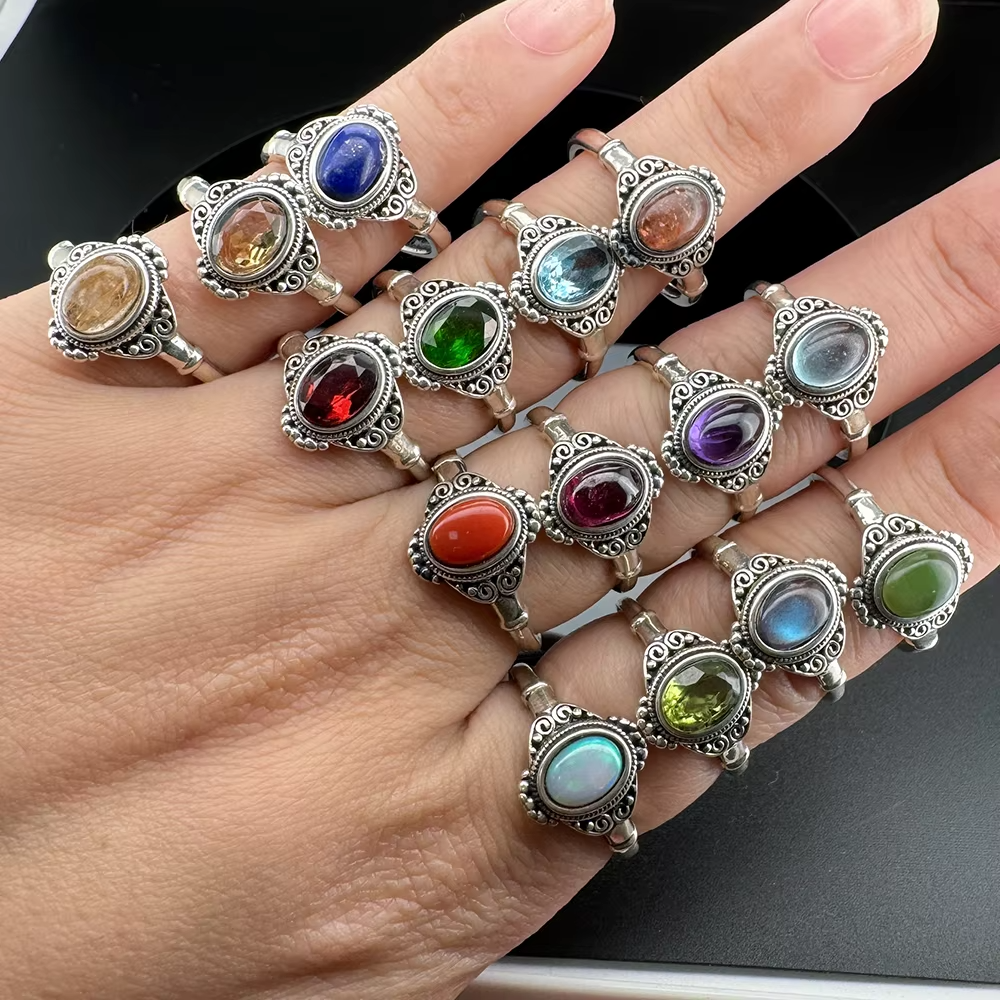 Anello in Argento 925 con Acquamarina Naturale – Eleganza senza tempo