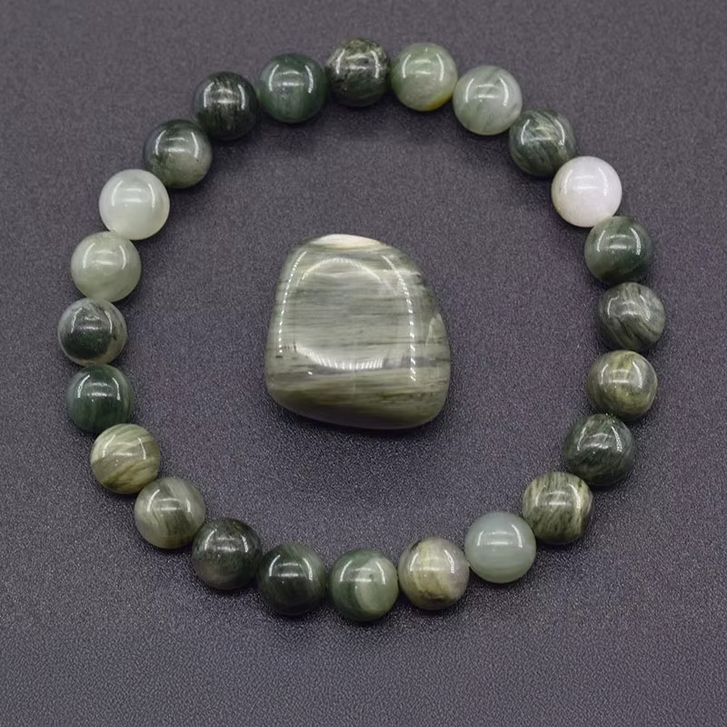 Braccialetto Apatite Blu – Pietra Naturale