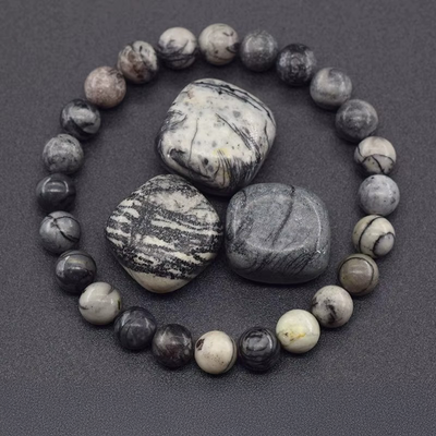 Braccialetto Apatite Blu – Pietra Naturale