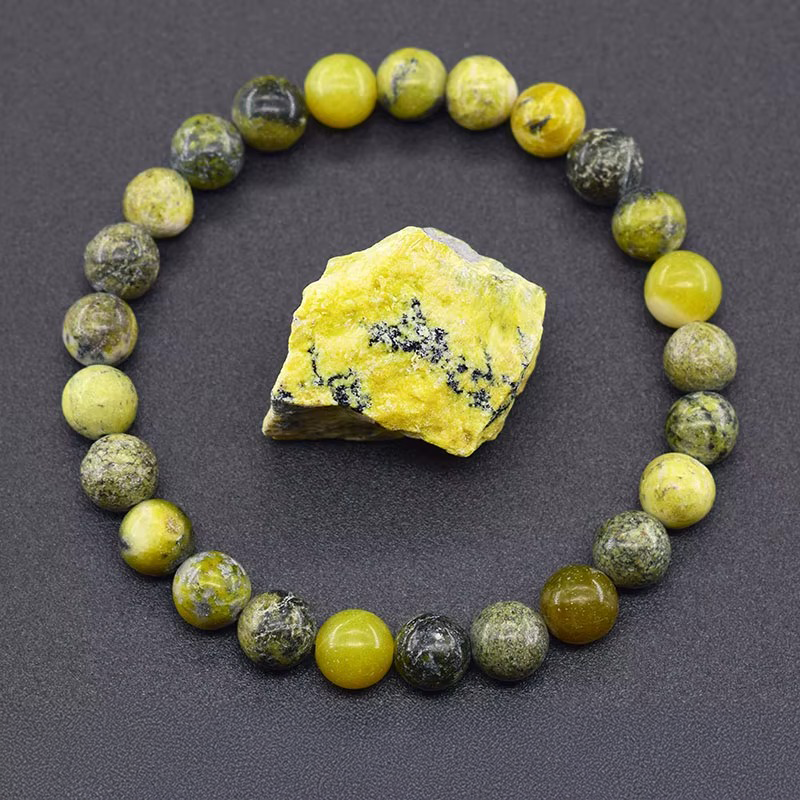 Braccialetto Apatite Blu – Pietra Naturale