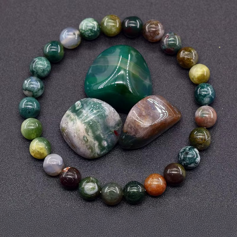 Braccialetto Apatite Blu – Pietra Naturale