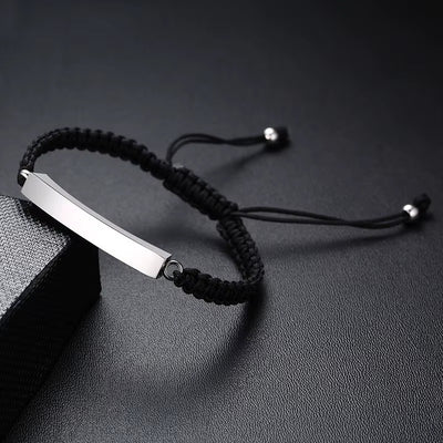 Bracciale Memoriale Inciso – in Acciaio Inossidabile