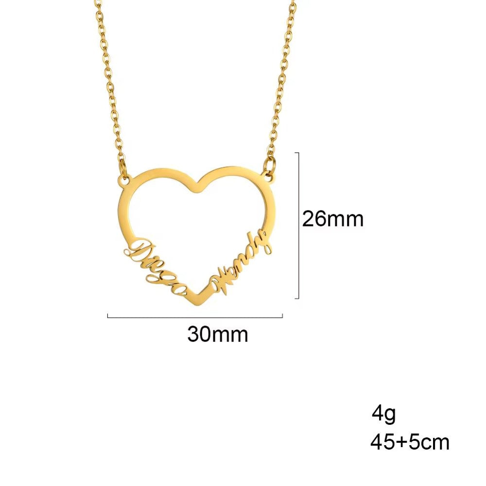 Collana Cuore Personalizzata con Nome