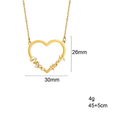Collana Cuore Personalizzata con Nome