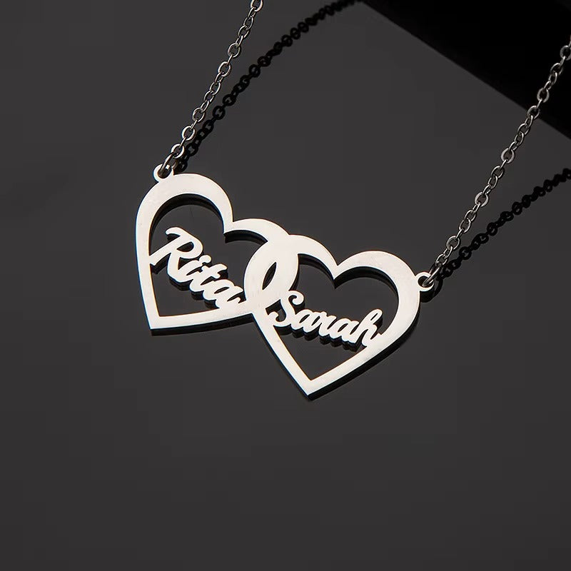 Collana Doppio Nome – Stilizzata & Personalizzata