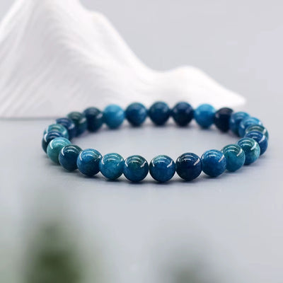 Braccialetto Apatite Blu – Pietra Naturale