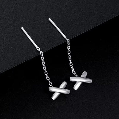 Orecchini in Argento 925 – Luna, Stella, Cuore & Trifoglio