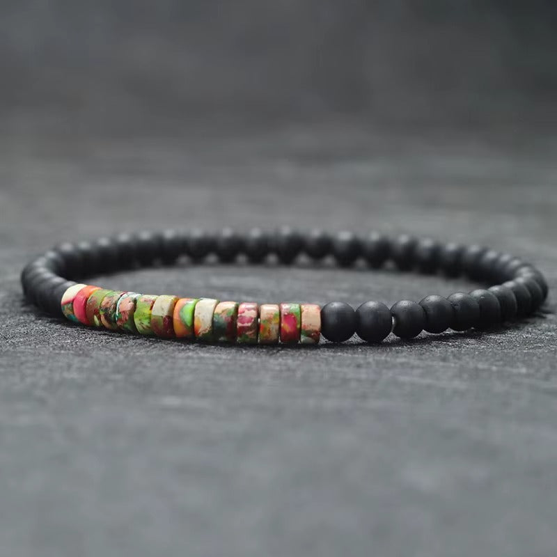 Braccialetto di Onice Minimal 4 mm Unisex