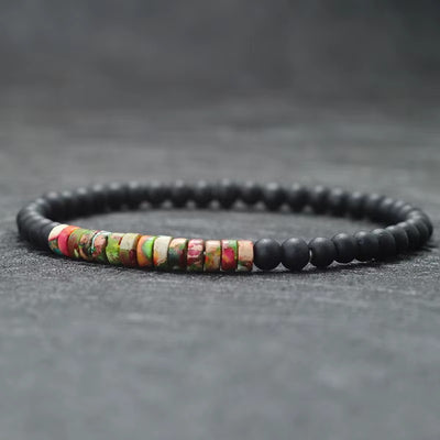Braccialetto di Onice Minimal 4 mm Unisex