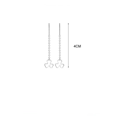 Orecchini in Argento 925 – Luna, Stella, Cuore & Trifoglio