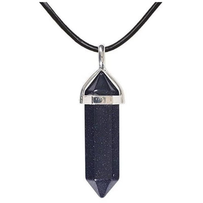 Collana Chakra Reiki in Pietra Naturale Esagonale