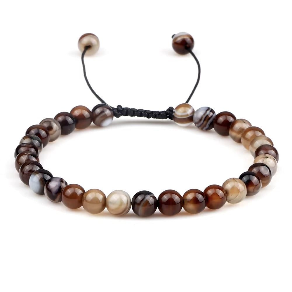 Braccialetto Ojo di Tigre & Lava Rock – Protezione Reiki