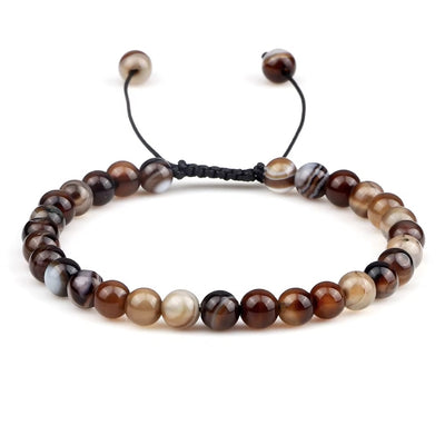 Braccialetto Ojo di Tigre & Lava Rock – Protezione Reiki