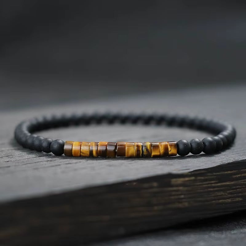 Braccialetto di Onice Minimal 4 mm Unisex