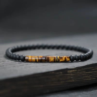Braccialetto di Onice Minimal 4 mm Unisex