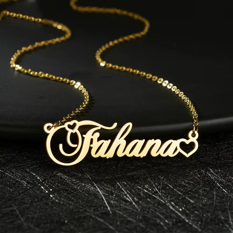 Collana Personalizzata con Cuore e Farfalla