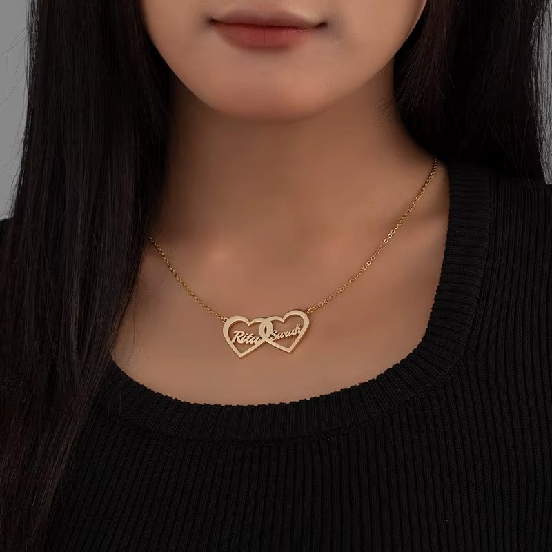 Collana Doppio Nome – Stilizzata & Personalizzata