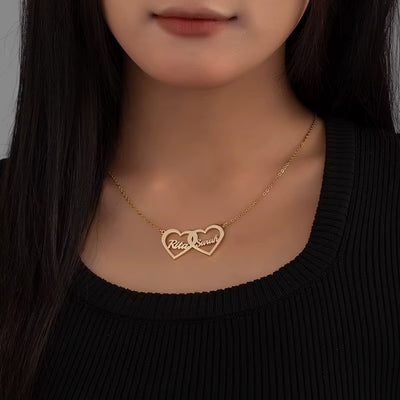 Collana Doppio Nome – Stilizzata & Personalizzata