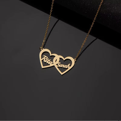 Collana Doppio Nome – Stilizzata & Personalizzata