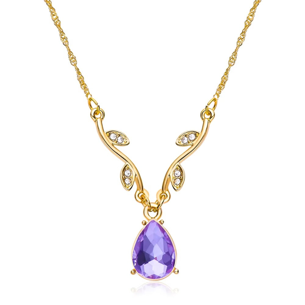 Collana Principessa con Cristallo Viola
