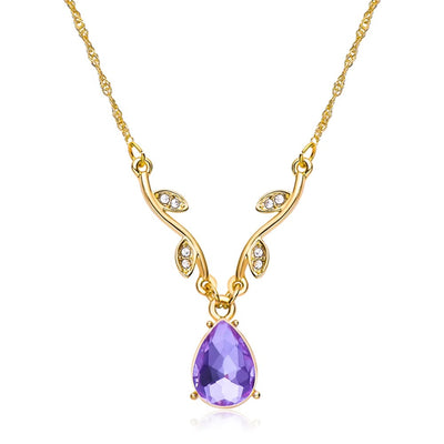 Collana Principessa con Cristallo Viola