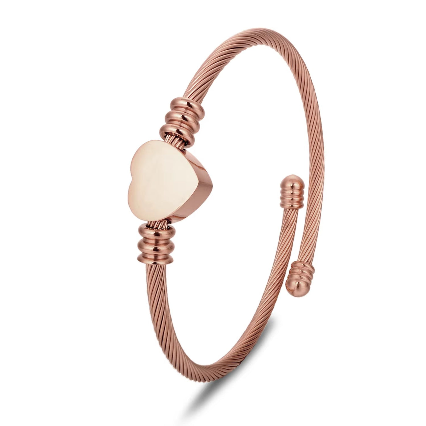 Bracciale Cuore Minimal in Acciaio Inossidabile