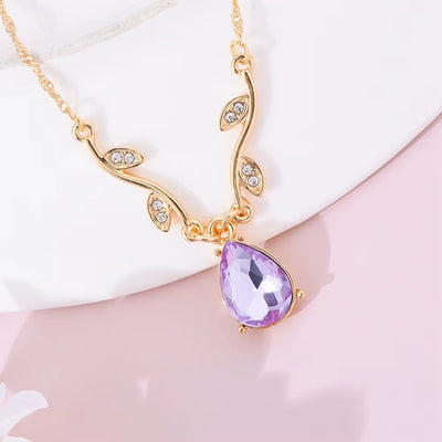 Collana Principessa con Cristallo Viola