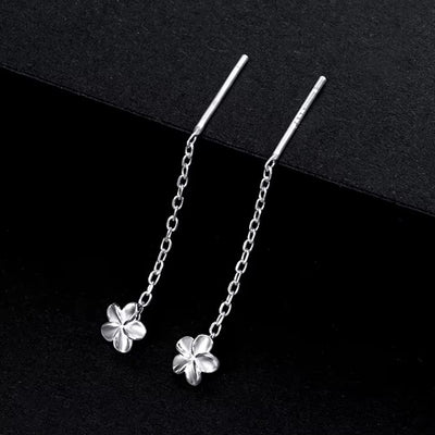 Orecchini in Argento 925 – Luna, Stella, Cuore & Trifoglio