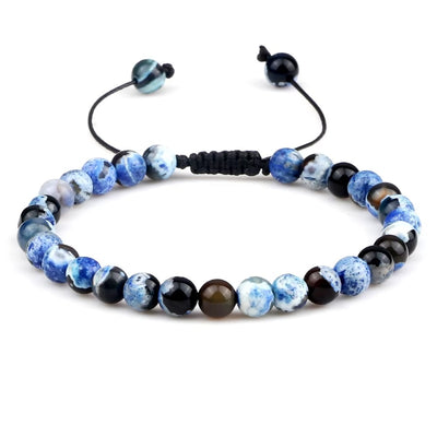 Braccialetto Ojo di Tigre & Lava Rock – Protezione Reiki