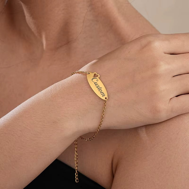 Bracciale Momenti Speciali: Nome & Data Incisi