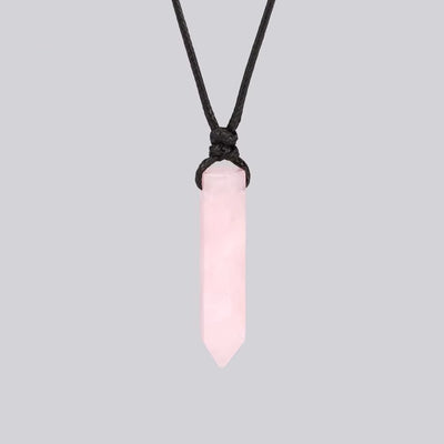 Collana con Cristallo Esagonale Naturale