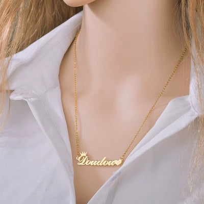 Collana Personalizzata con Cuore e Farfalla