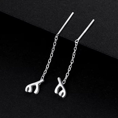 Orecchini in Argento 925 – Luna, Stella, Cuore & Trifoglio