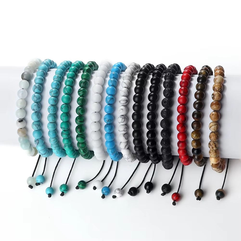 Braccialetto Ojo di Tigre & Lava Rock – Protezione Reiki