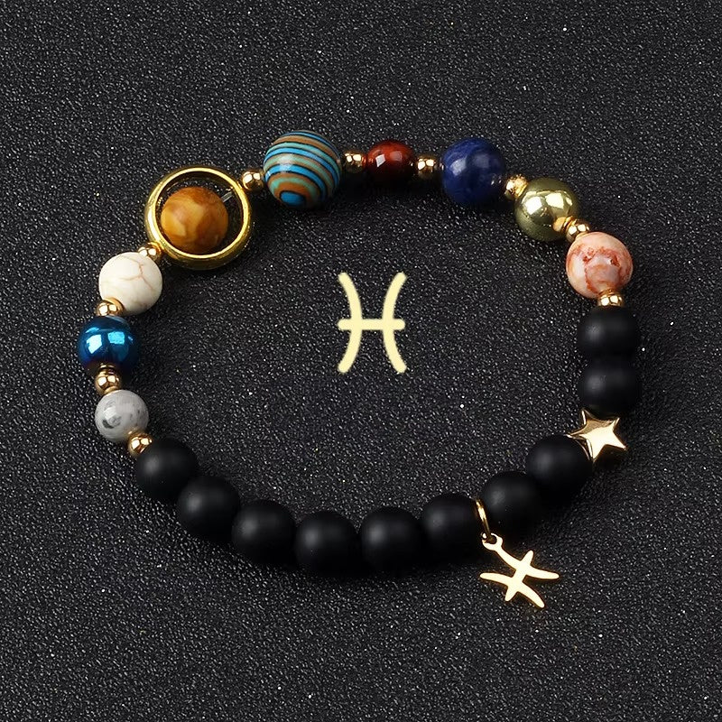Bracciale Sistema Solare in Pietre Naturali