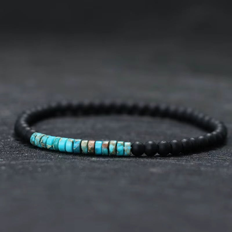 Braccialetto di Onice Minimal 4 mm Unisex