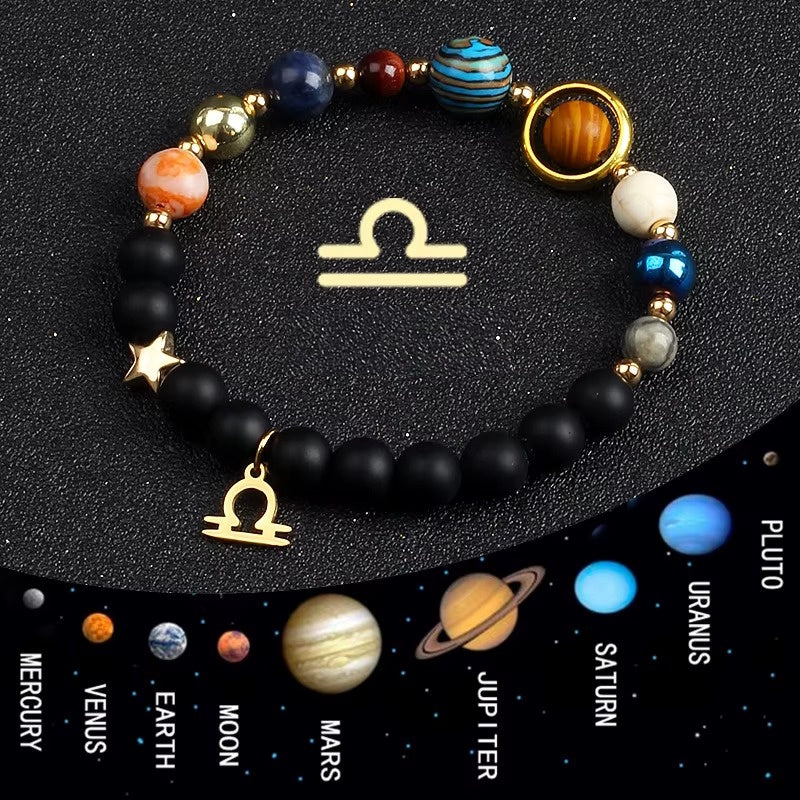 Bracciale Sistema Solare in Pietre Naturali