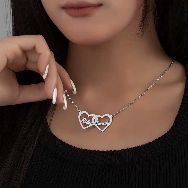 Collana Doppio Nome – Stilizzata & Personalizzata
