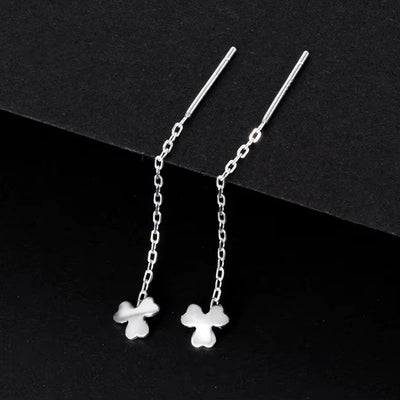 Orecchini in Argento 925 – Luna, Stella, Cuore & Trifoglio