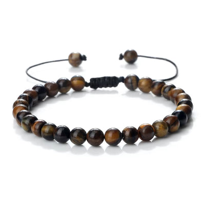 Braccialetto Ojo di Tigre & Lava Rock – Protezione Reiki