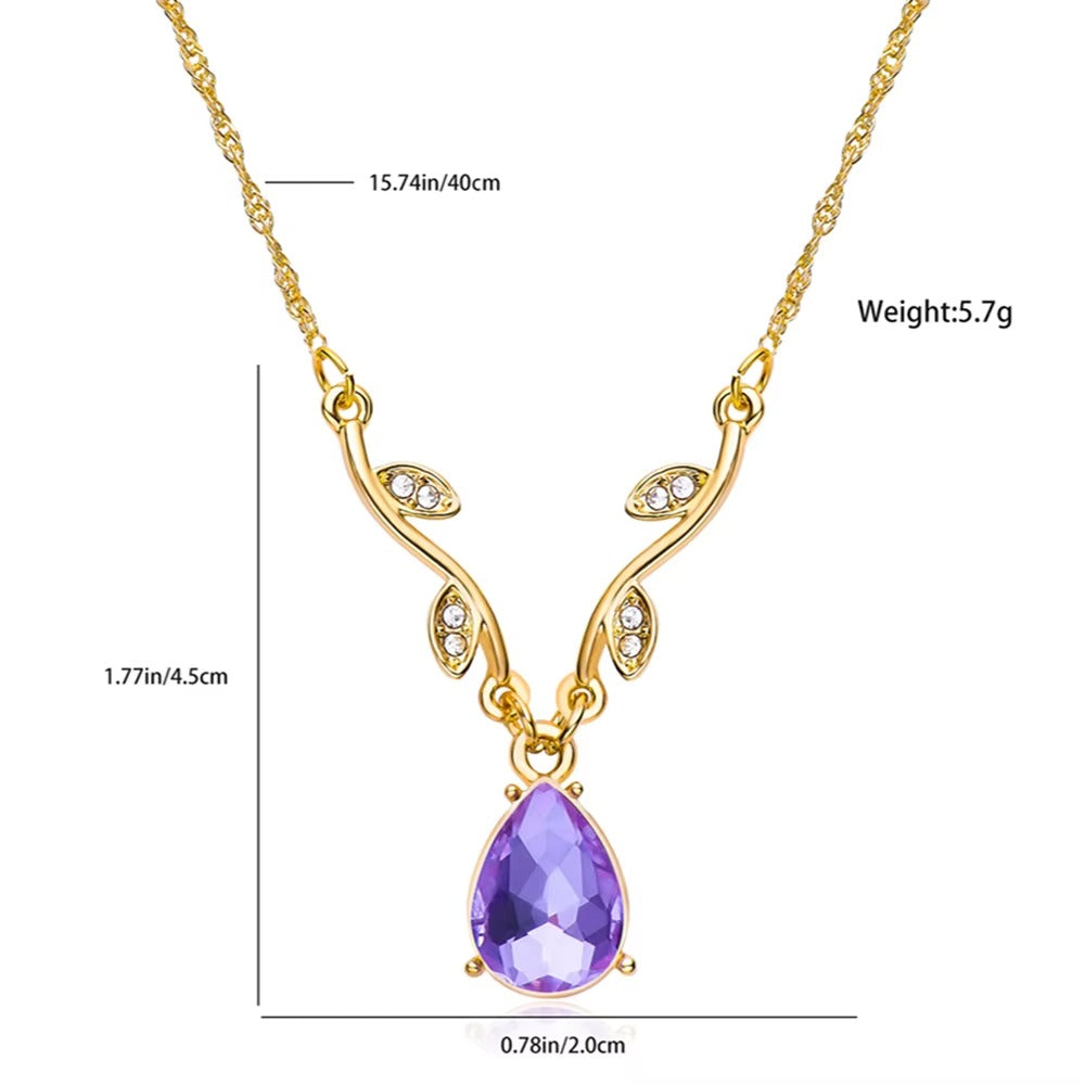 Collana Principessa con Cristallo Viola