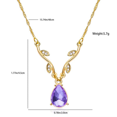 Collana Principessa con Cristallo Viola