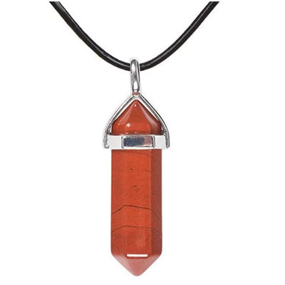Collana Chakra Reiki in Pietra Naturale Esagonale