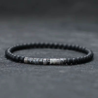 Braccialetto di Onice Minimal 4 mm Unisex