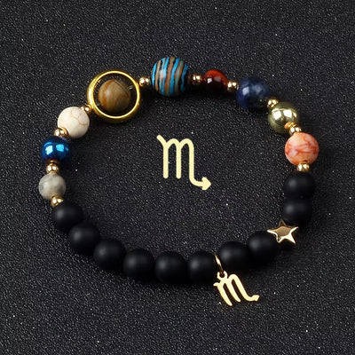 Bracciale Sistema Solare in Pietre Naturali
