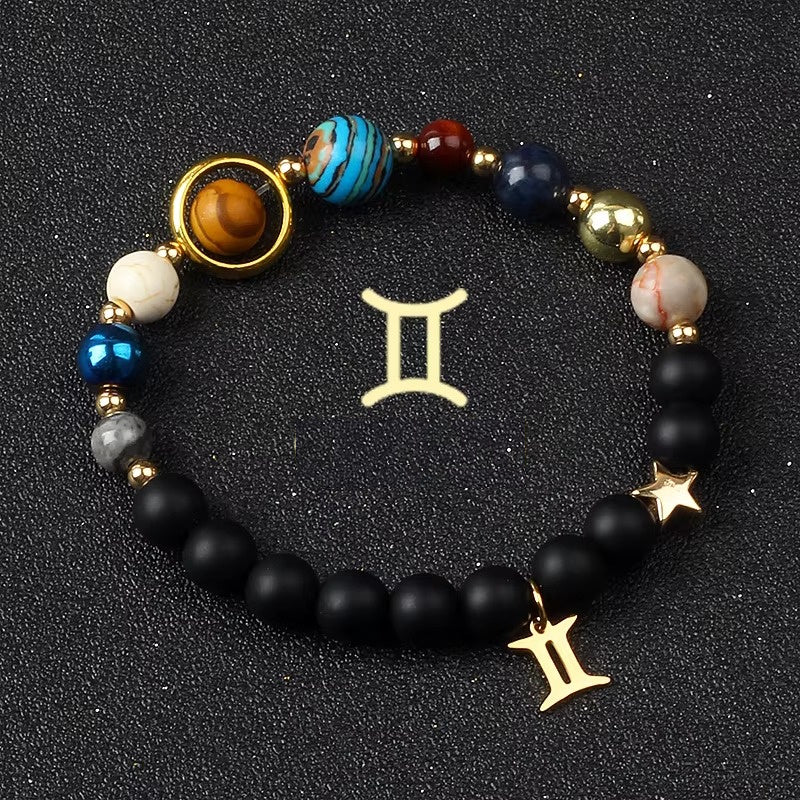 Bracciale Sistema Solare in Pietre Naturali