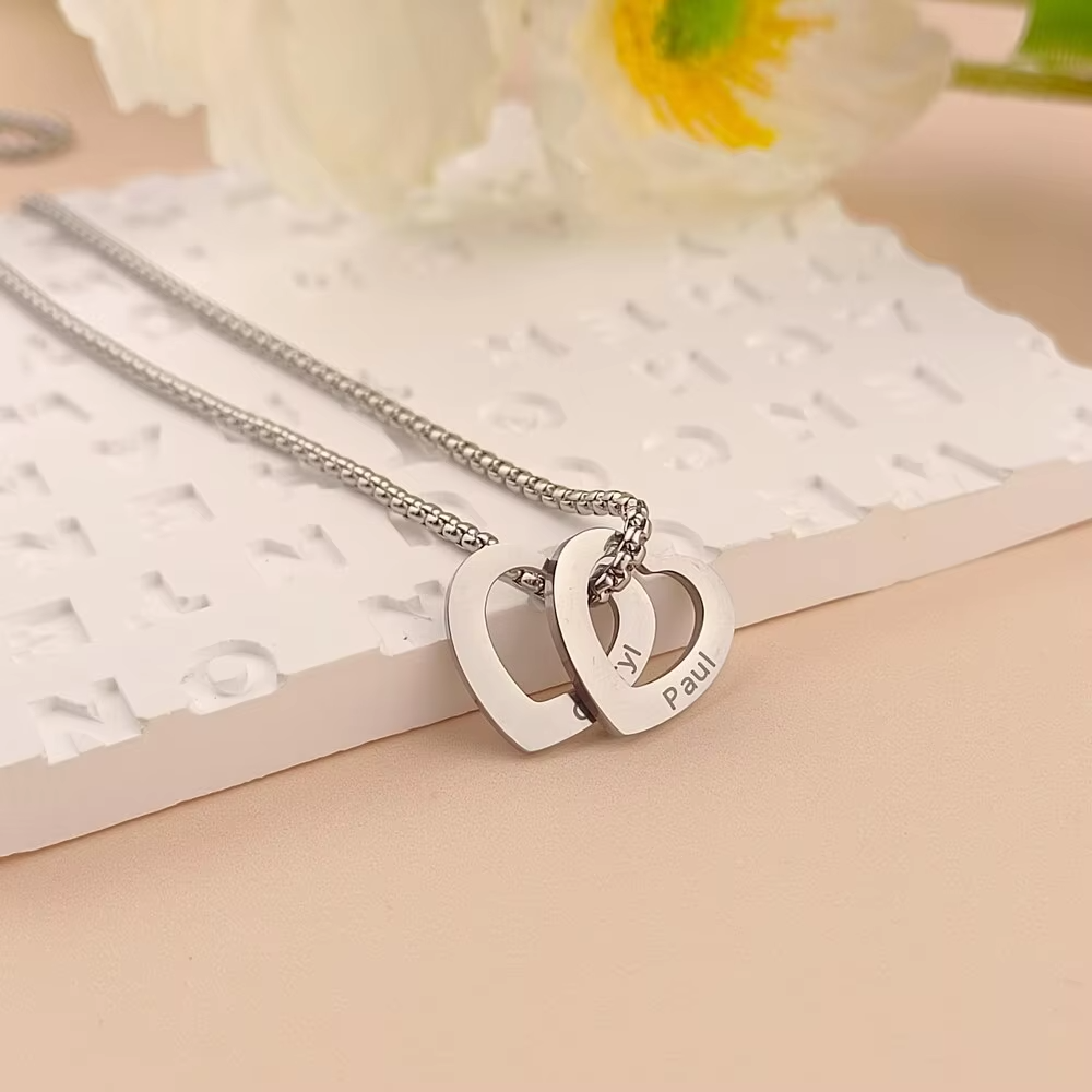 Collana Cuore Personalizzabile con Nome Inciso